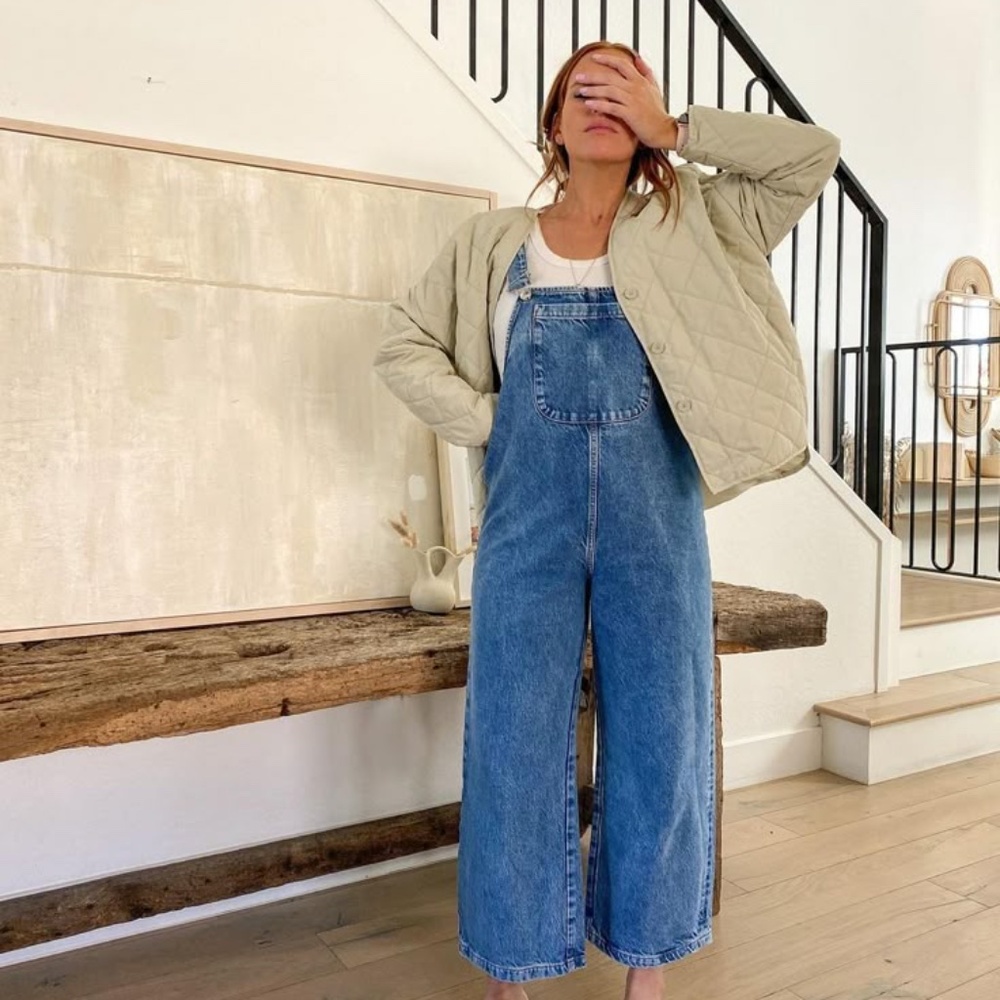🌟RARE🌟 Zara Overalls Dungarees Blogger’s Favorite Size M